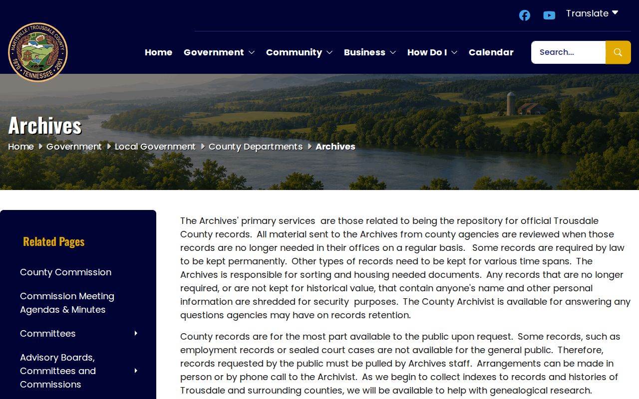 Trousdale County Archives historical arrest records