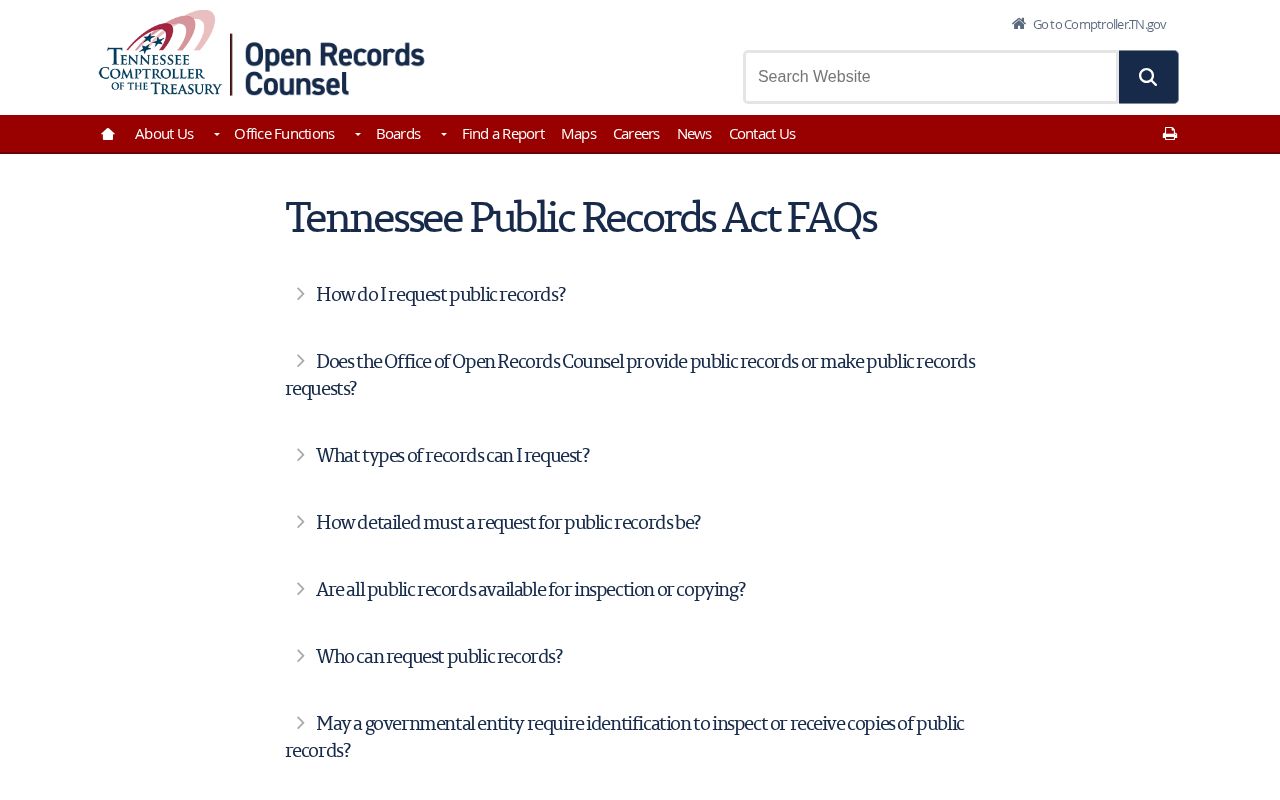 Tennessee public records guidance for Trousdale County arrest records